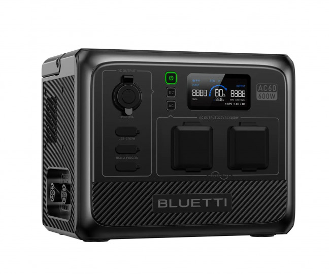Зарядна станція Bluetti AC60 Portable Power Station | 600W 403Wh